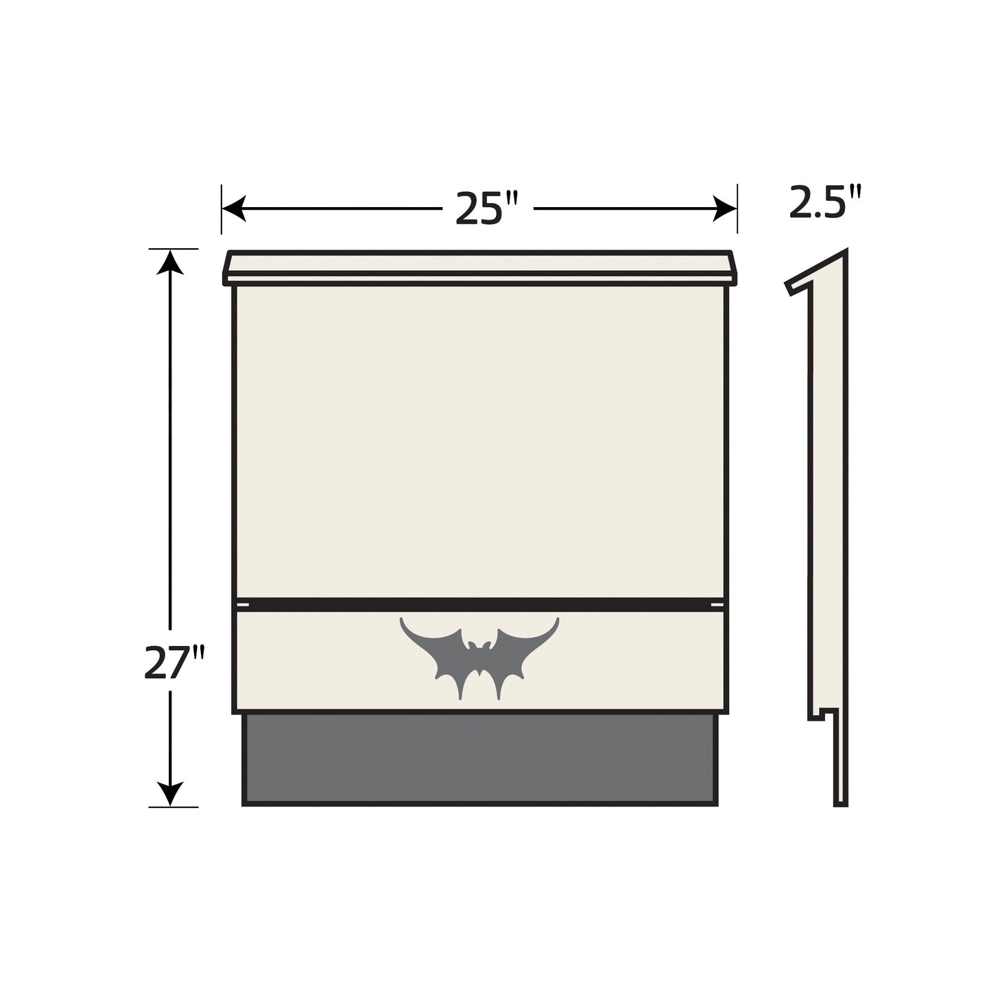 Large Single-chambered Bat House